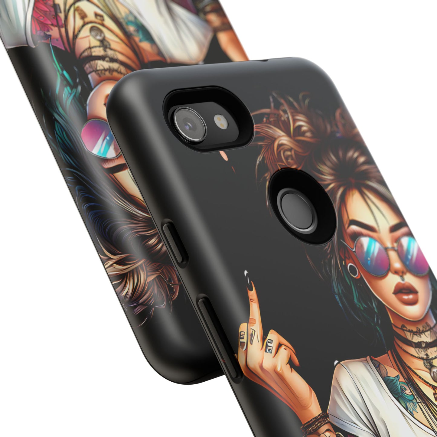 IDGAF Tough Phone Case - Edgy Tattoo Design for Bold Personalities