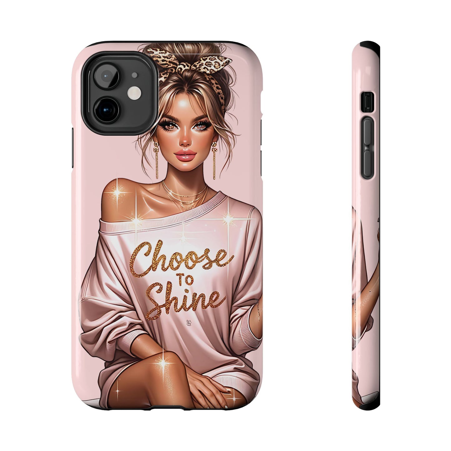 Choose to Shine Tough Phone Case for Trendsetters