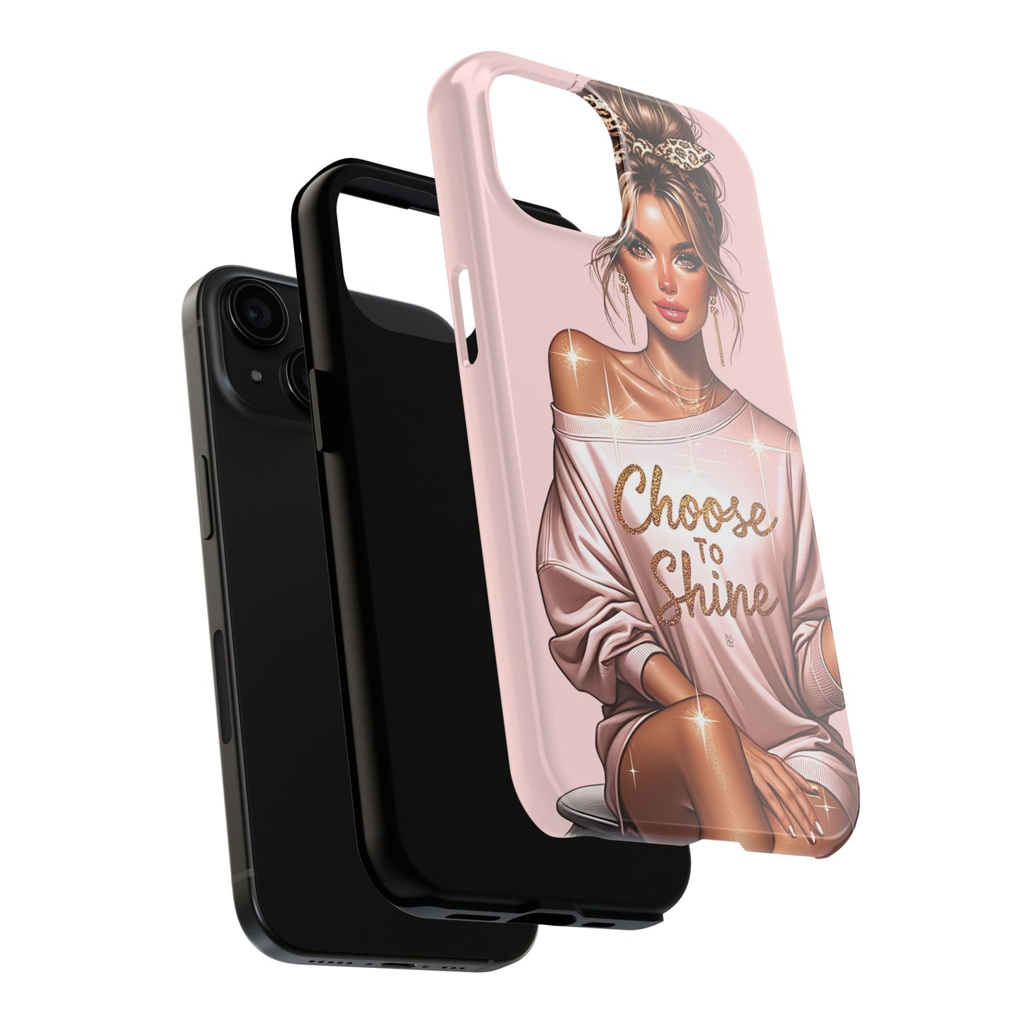 Choose to Shine Tough Phone Case for Trendsetters