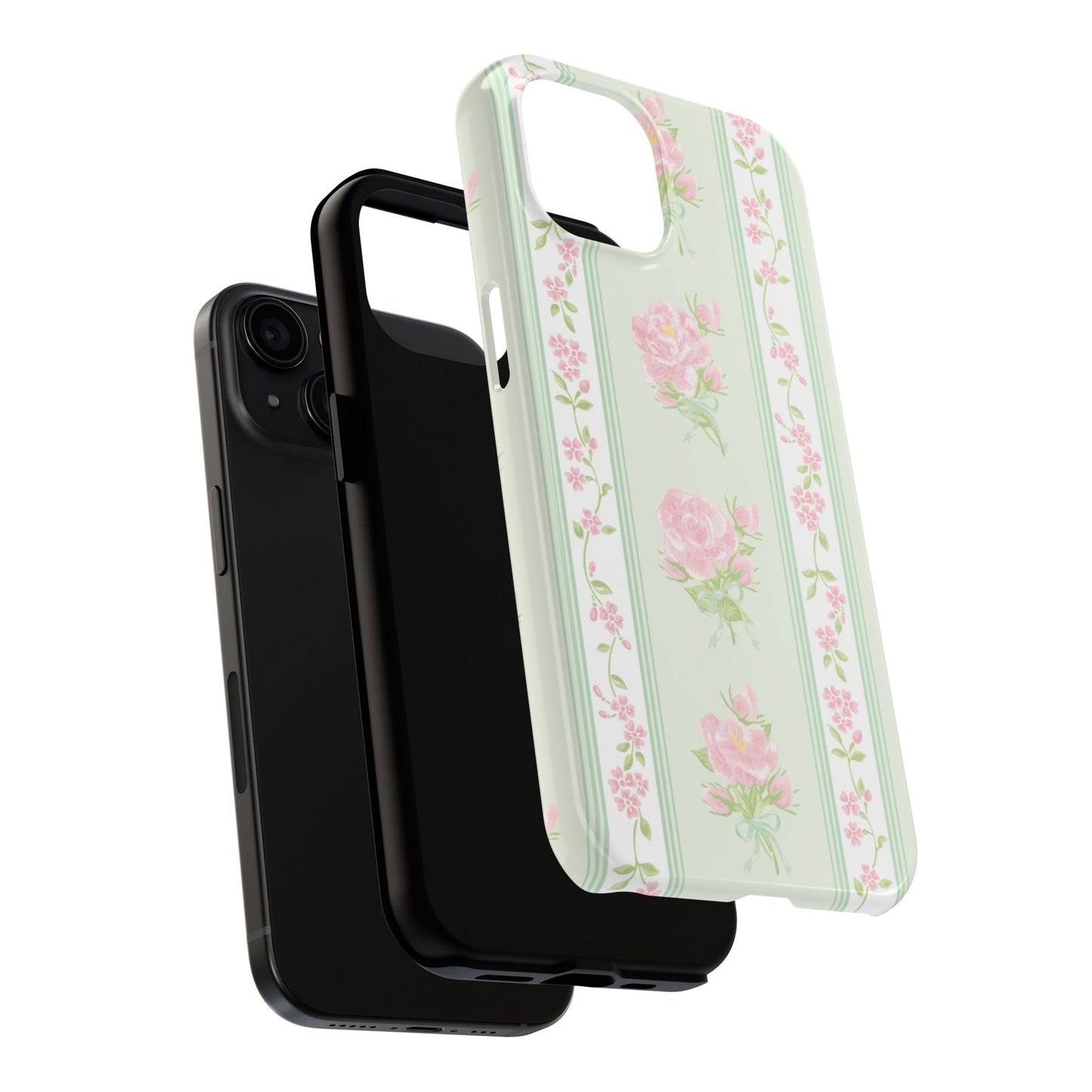 Floral Garden Tough Phone Case – Elegant Protection for Your Phone Fresh Florals, Full Coverage