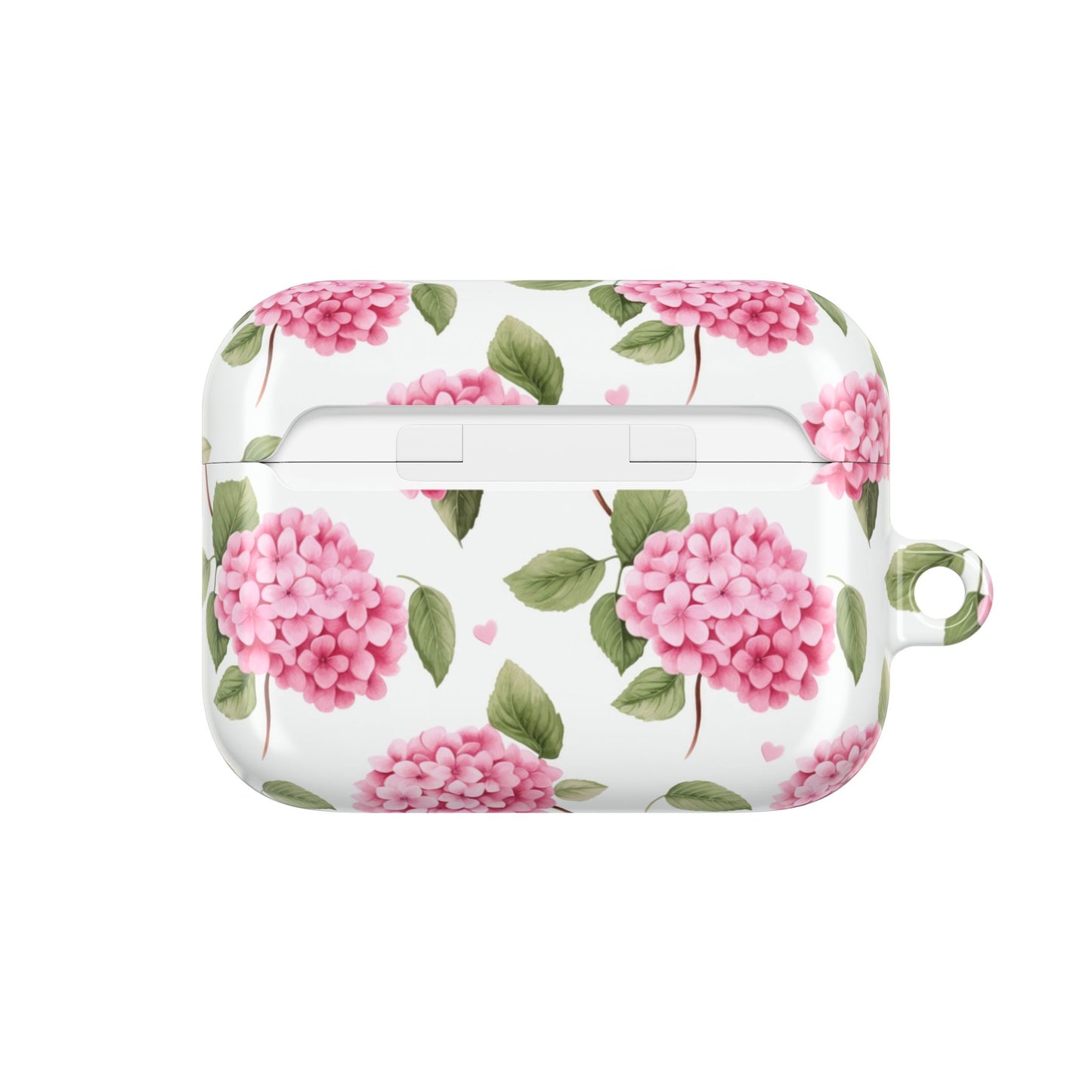 Bright Pink Hydrangea AirPod Case – Floral, Fun & Fabulous