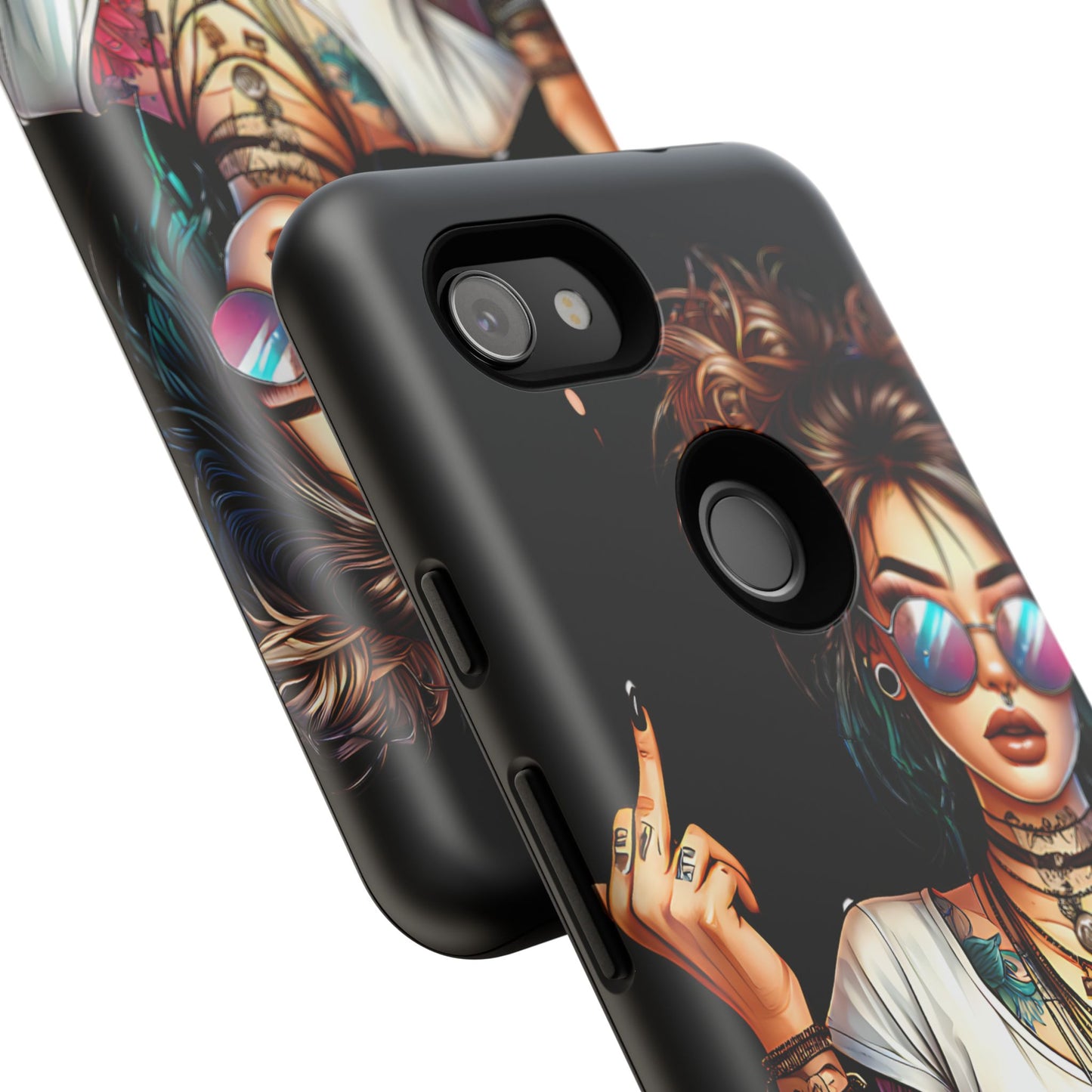 IDGAF Tough Phone Case - Edgy Tattoo Design for Bold Personalities