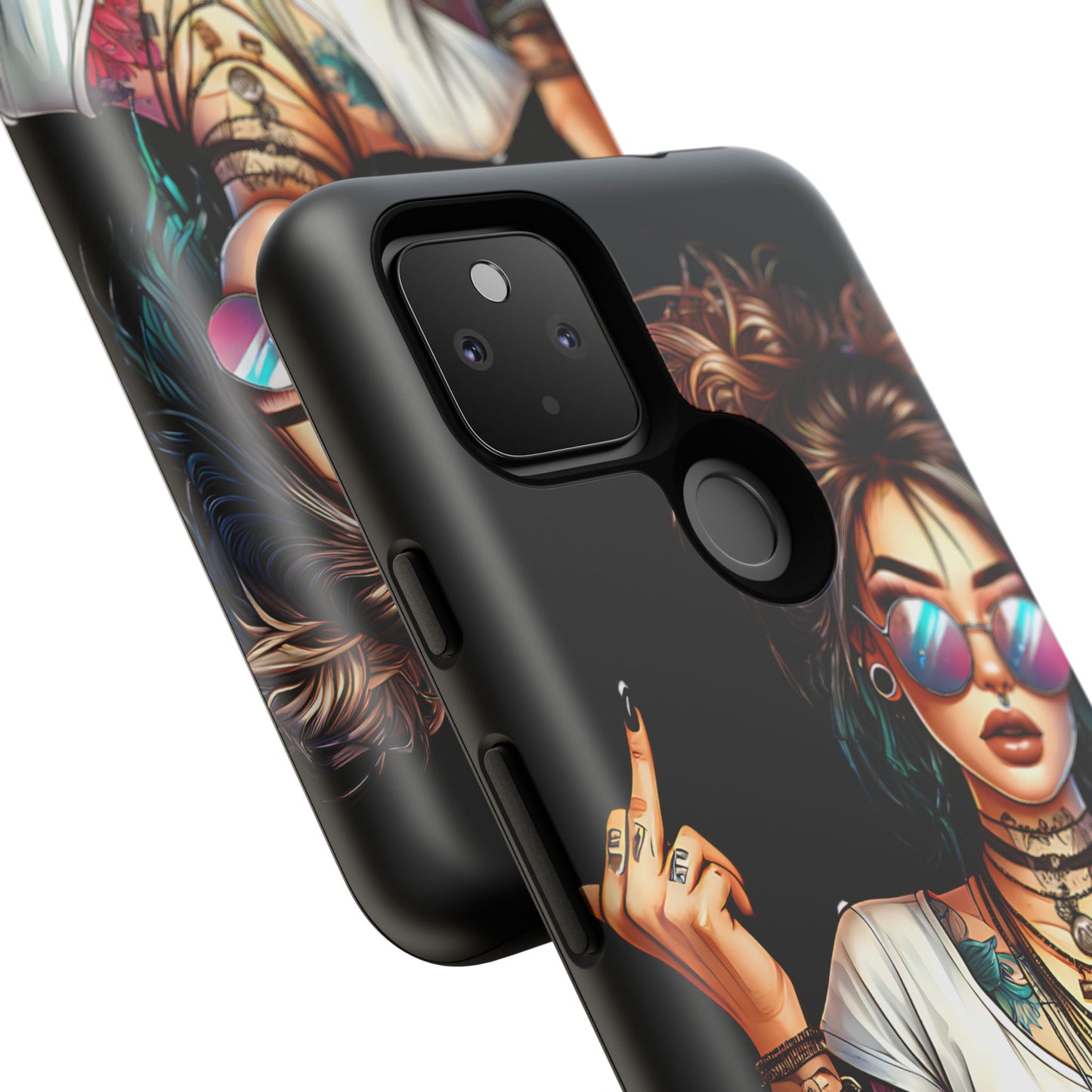 IDGAF Tough Phone Case - Edgy Tattoo Design for Bold Personalities