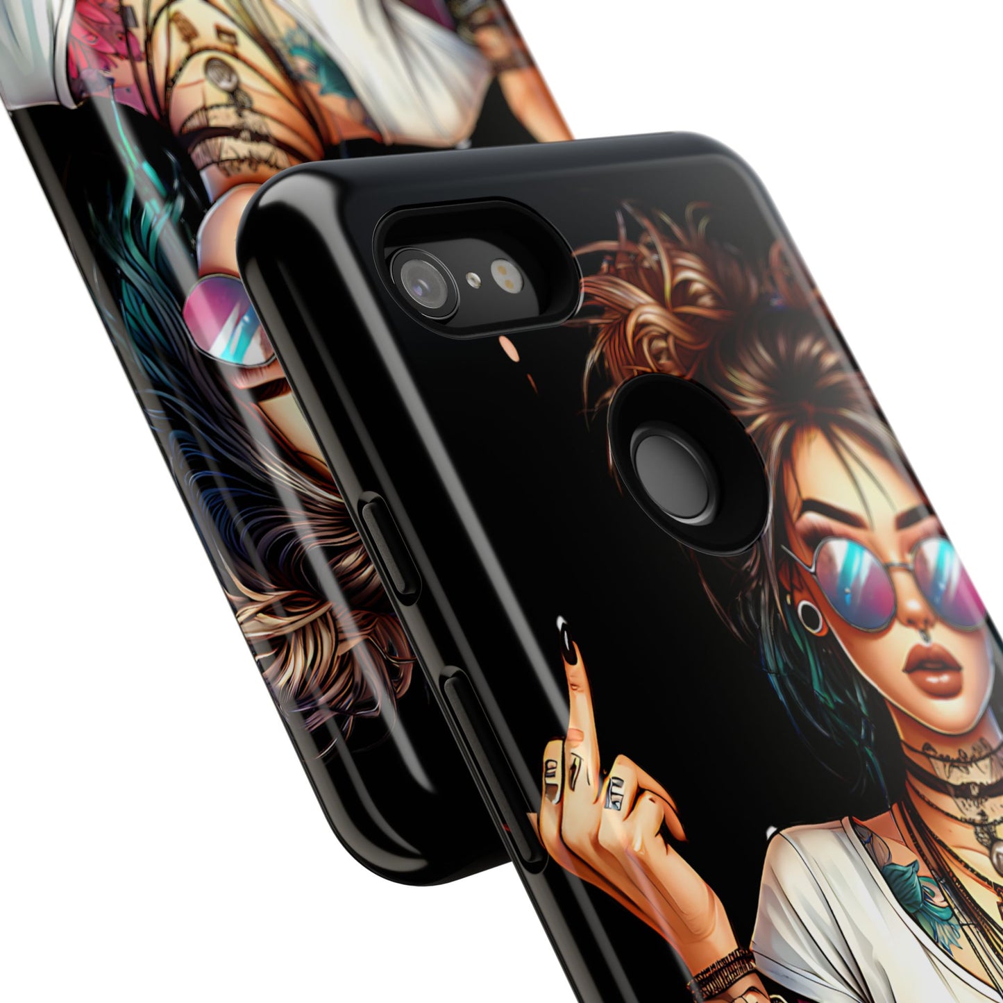 IDGAF Tough Phone Case - Edgy Tattoo Design for Bold Personalities