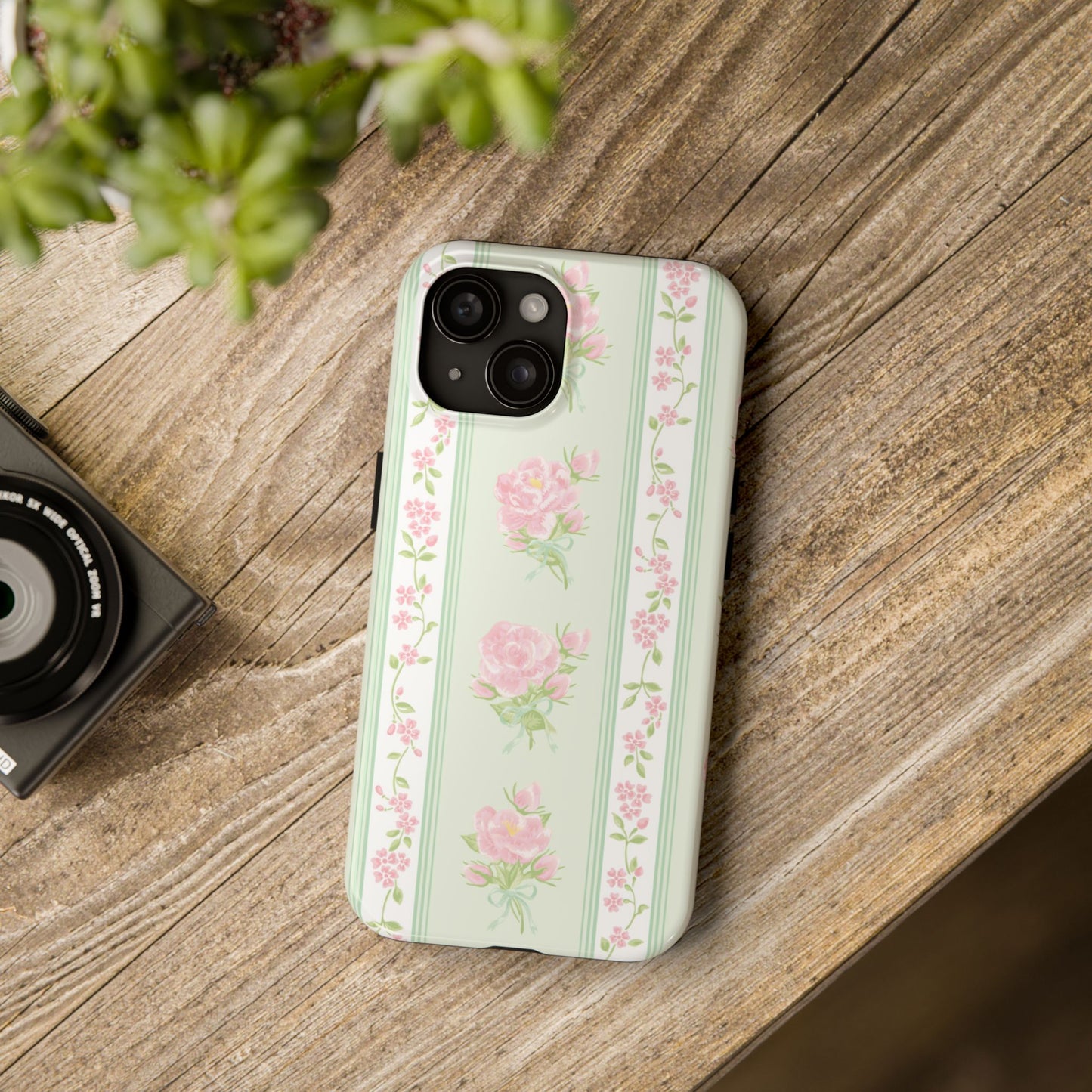 Floral Garden Tough Phone Case – Elegant Protection for Your Phone Fresh Florals, Full Coverage