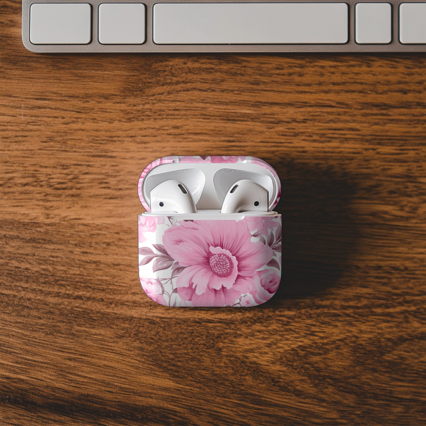 Bright Pink Daisy AirPod Case – Playful, Pretty & Petal-Packed