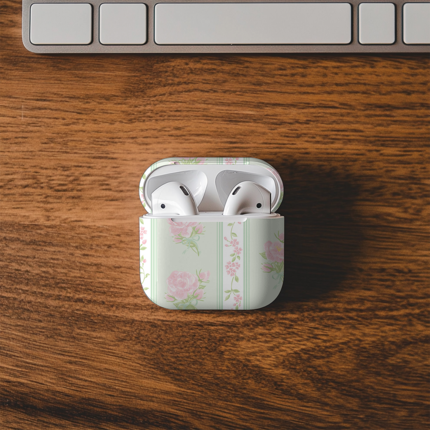 Floral Vintage AirPod Case – Stylish Protective Cover for EarPods Vintage Vibes, Modern Protection