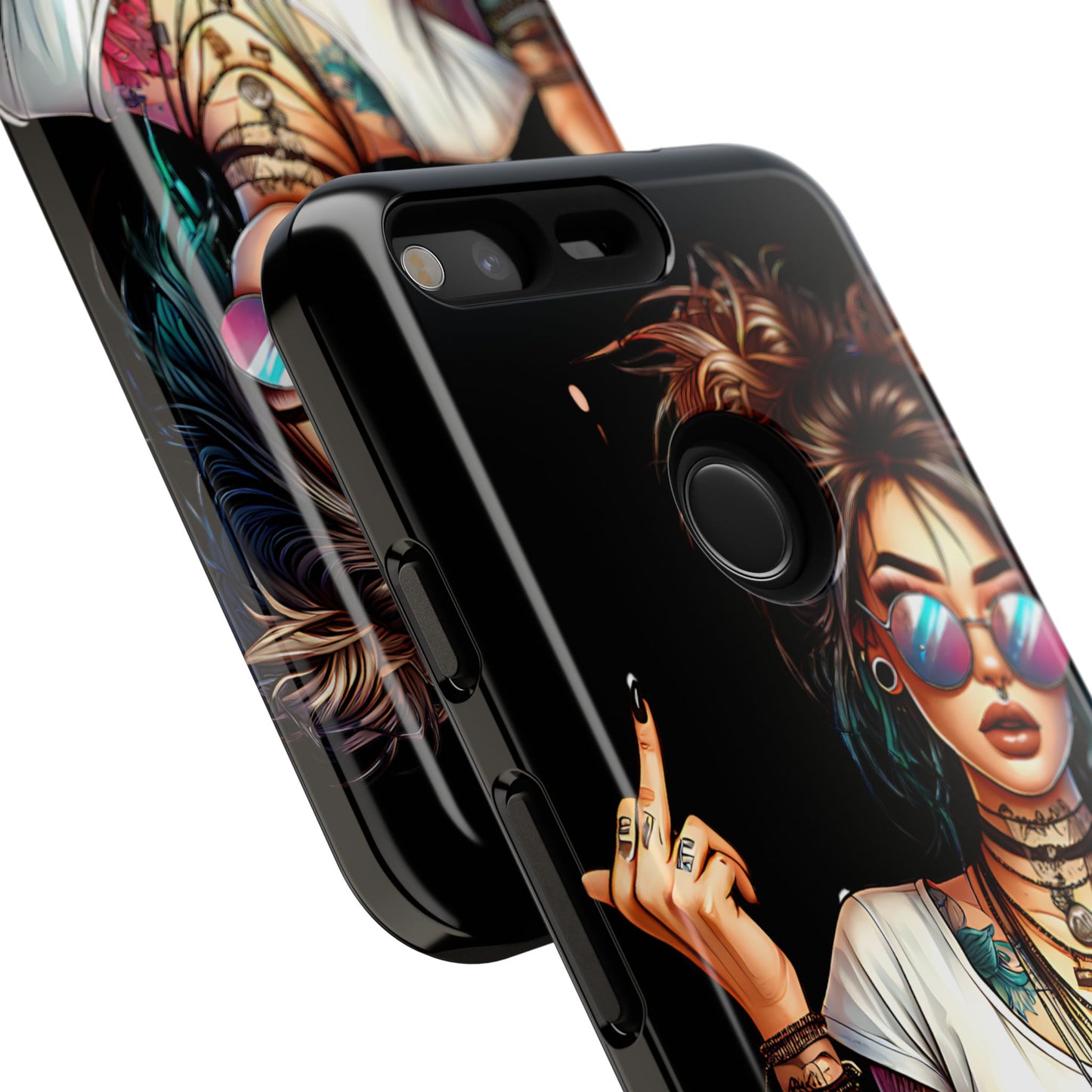 IDGAF Tough Phone Case - Edgy Tattoo Design for Bold Personalities