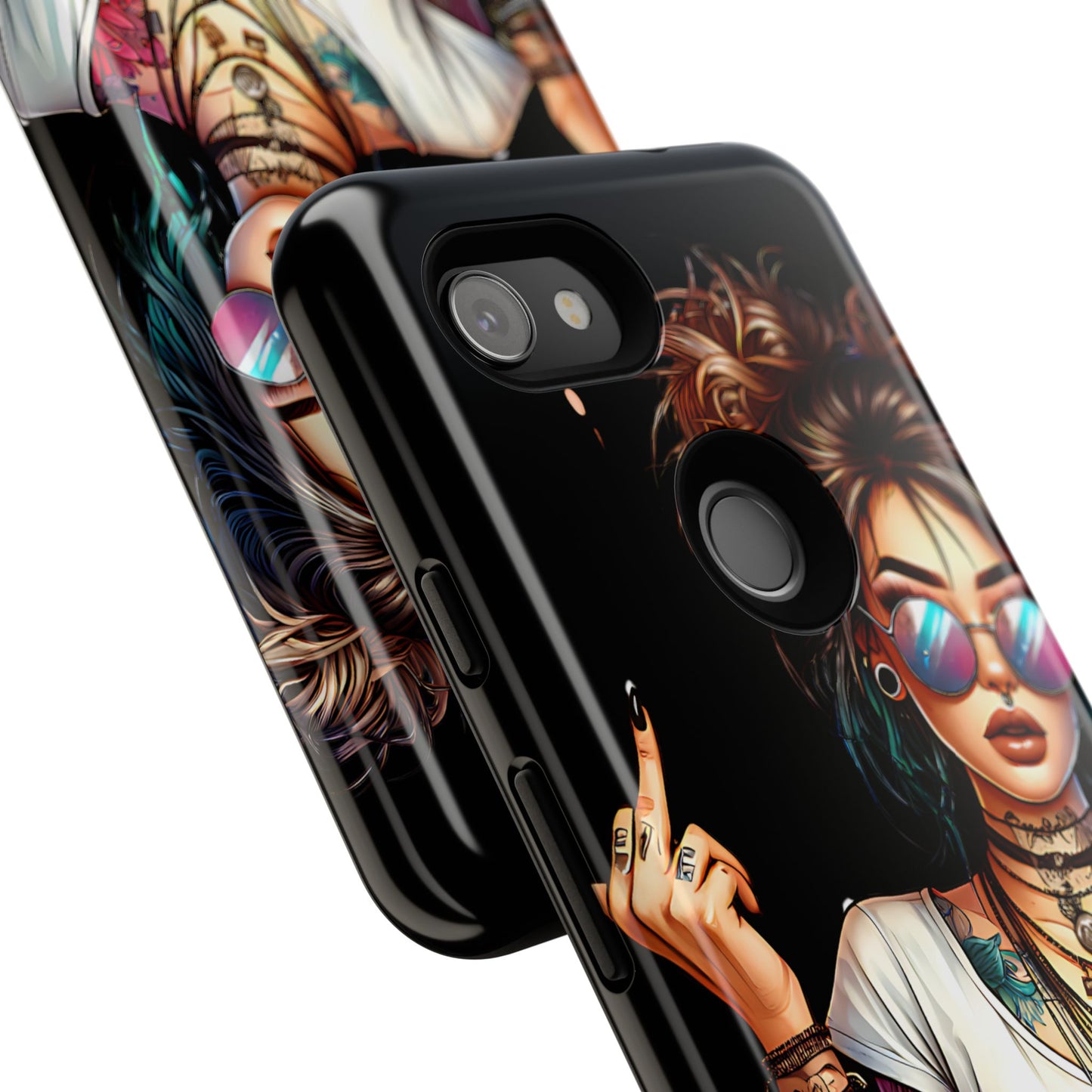 IDGAF Tough Phone Case - Edgy Tattoo Design for Bold Personalities