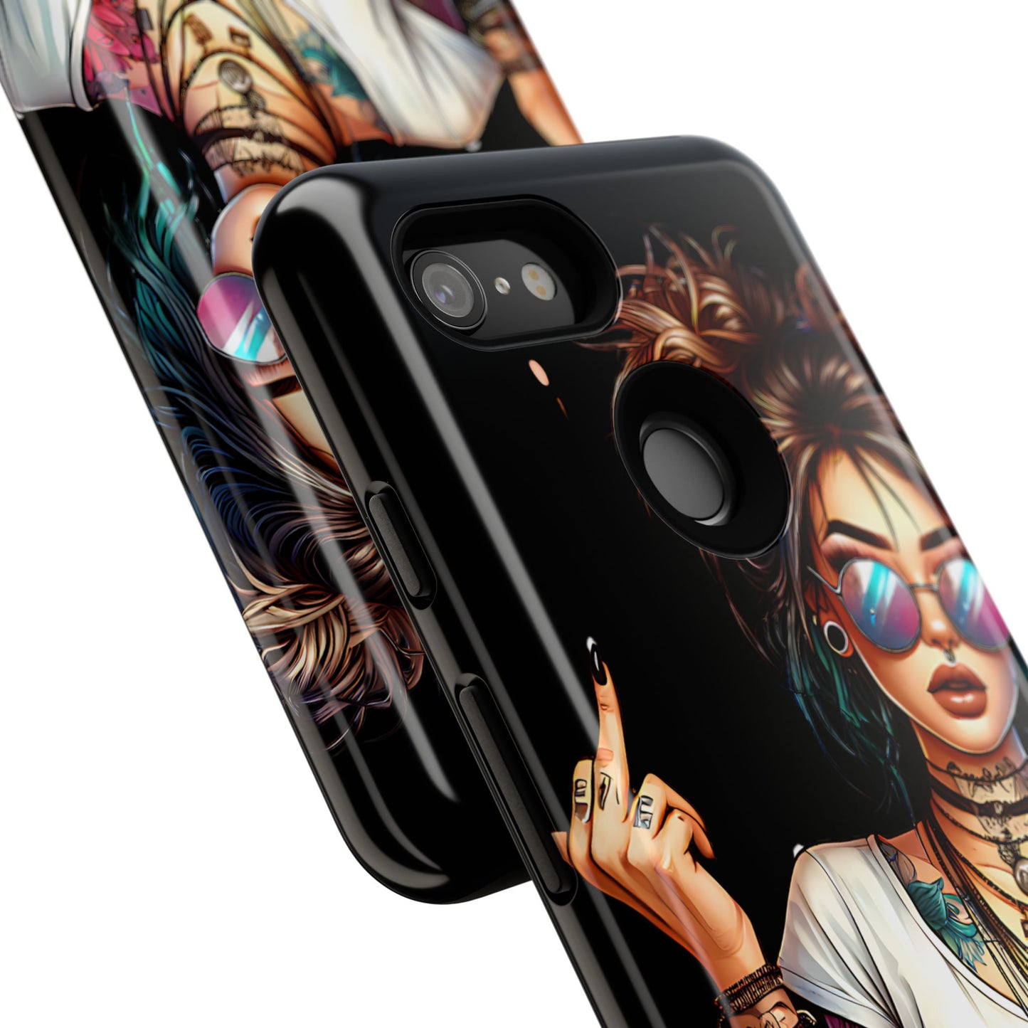 IDGAF Tough Phone Case - Edgy Tattoo Design for Bold Personalities
