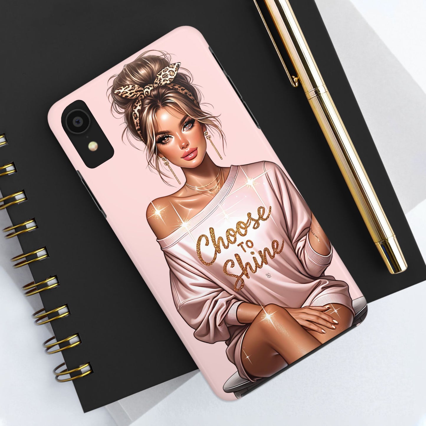 Choose to Shine Tough Phone Case for Trendsetters