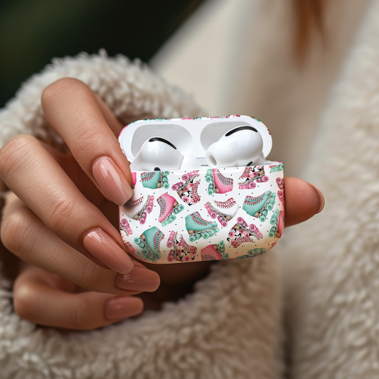 Retro Roller Skates AirPod Case – Fun and Stylish Earphone Protector