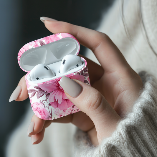 Bright Pink Daisy AirPod Case – Playful, Pretty & Petal-Packed