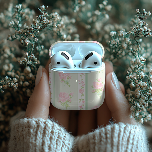 Floral Vintage AirPod Case – Stylish Protective Cover for EarPods Vintage Vibes, Modern Protection