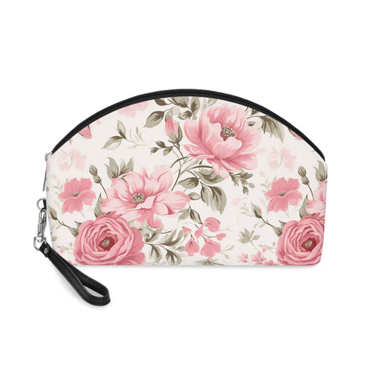 Floral Makeup Bag - Stylish Cosmetic Pouch for Beauty on-the-Go