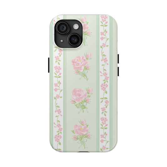 Floral Garden Tough Phone Case – Elegant Protection for Your Phone Fresh Florals, Full Coverage