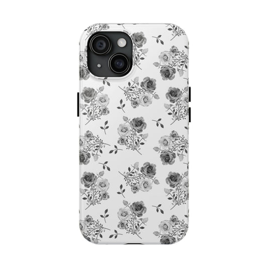 Elegant Floral Tough Phone Case – Durable Protection with a Chic Design Timeless Beauty Meets Everyday Strength