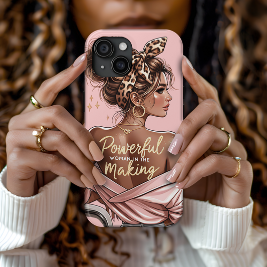 Empowered Woman Phone Case - Tough, Stylish Protection with Quote